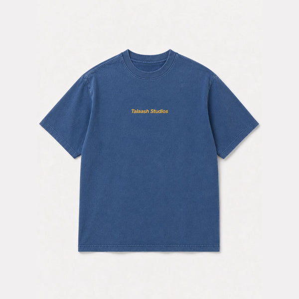 OC BLUE ACID WASHED T-SHIRT