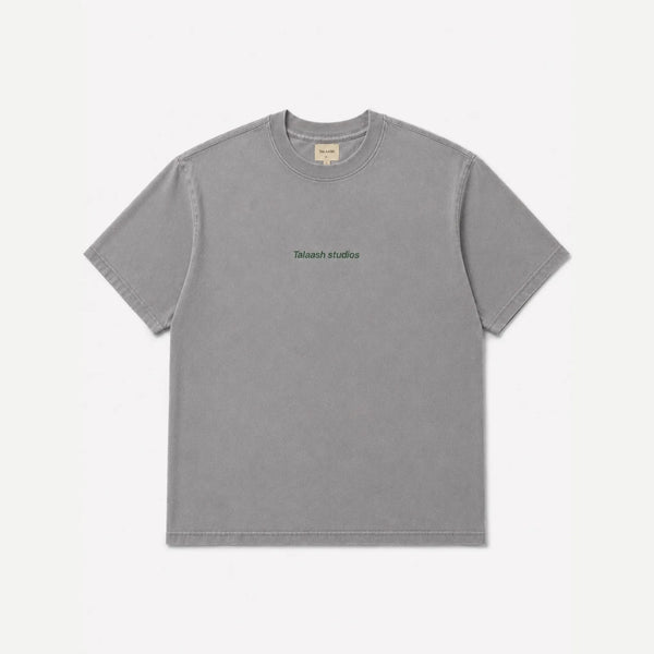 LIGHT GREY ACID WASHED T-SHIRT