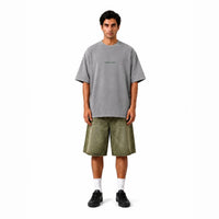 LIGHT GREY ACID WASHED T-SHIRT