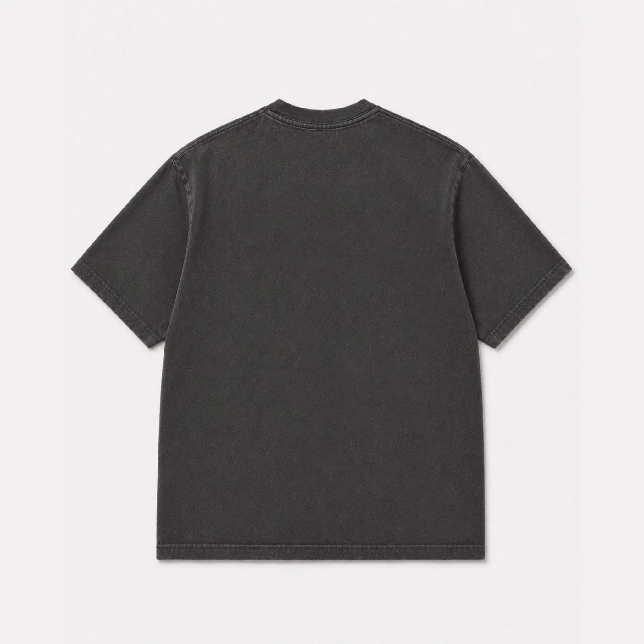 BLACK ACID WASHED T-SHIRT