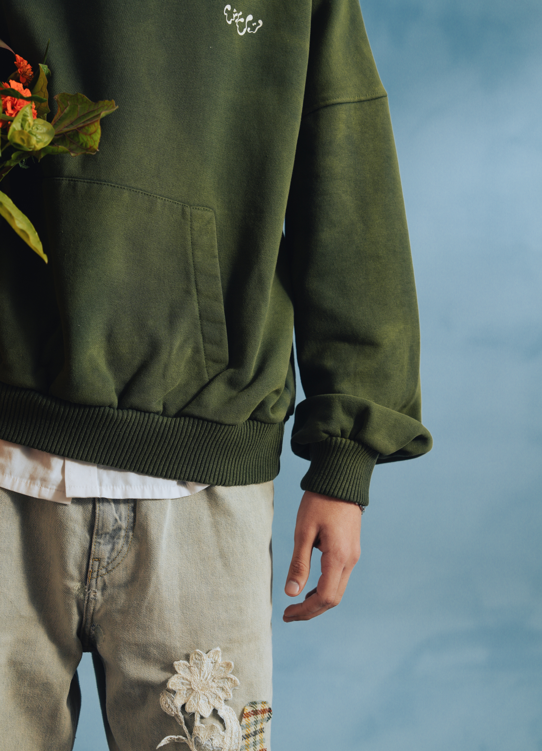 MILITARY GREEN MIP HOODIE