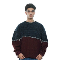Textured wool sweater